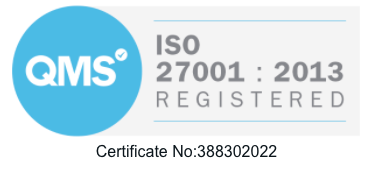 ISO 27001:2013 registered